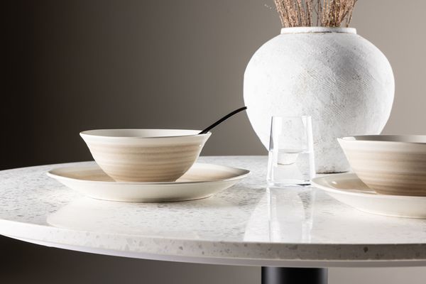 Jublie Skål 2-pack Beige i beige (stoneware)