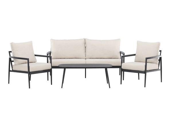 Taromina Loungegrupp Svart — Hemvaruhuset