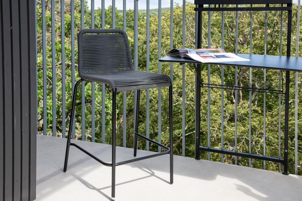 Lindos Barstol 2-pack Mörkgrå — alternativ vy