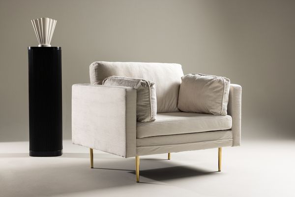 Boom Fåtölj Ljusbeige — alternativ vy