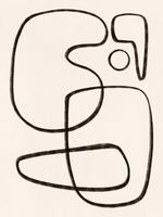 Line art Posters Vit bild 1