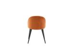 Velvet Matstol 2-pack Rostig orange bild 9