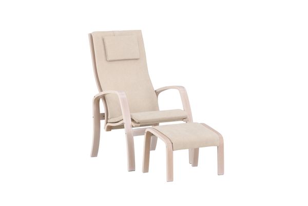 Grötö Loungefåtölj Ljusgrå — alternativ vy