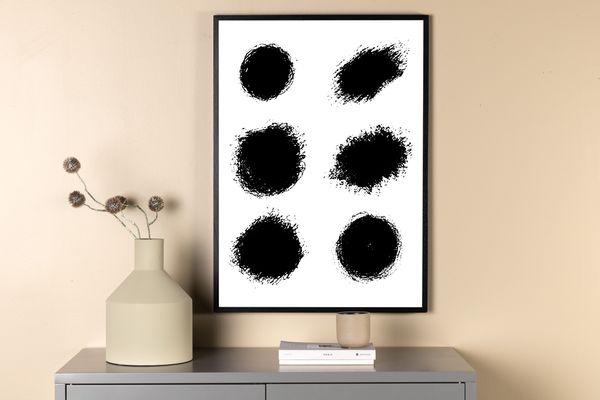 Dots Posters Vit — alternativ vy