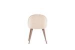 Velvet Matstol 2-pack Beige bild 7