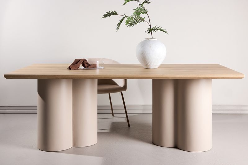 Olivia Rektangulära Matbord Vitputsad - Alternate view