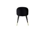 Velvet Matstol 2-pack Svart bild 6