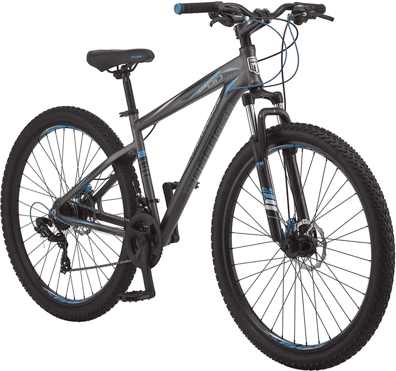 Mongoose Impasse Mens Mountain Bike, 18-inch Frame, 29-inch Wheels with Disc Brakes