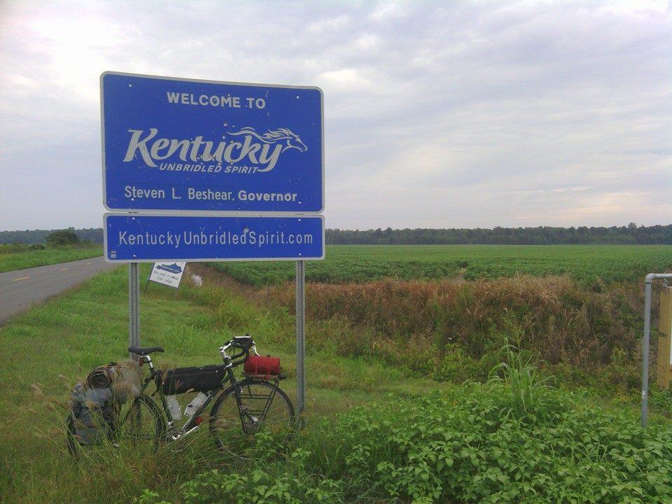 Kentucky state border