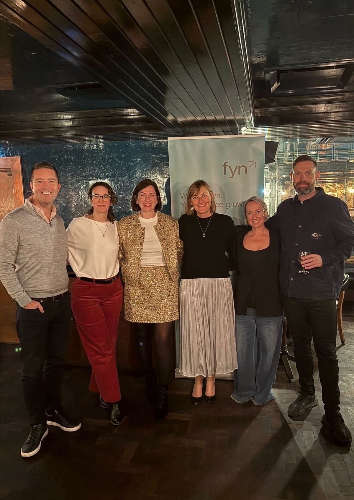 Jessica Weeman with the team of Fyn Financial