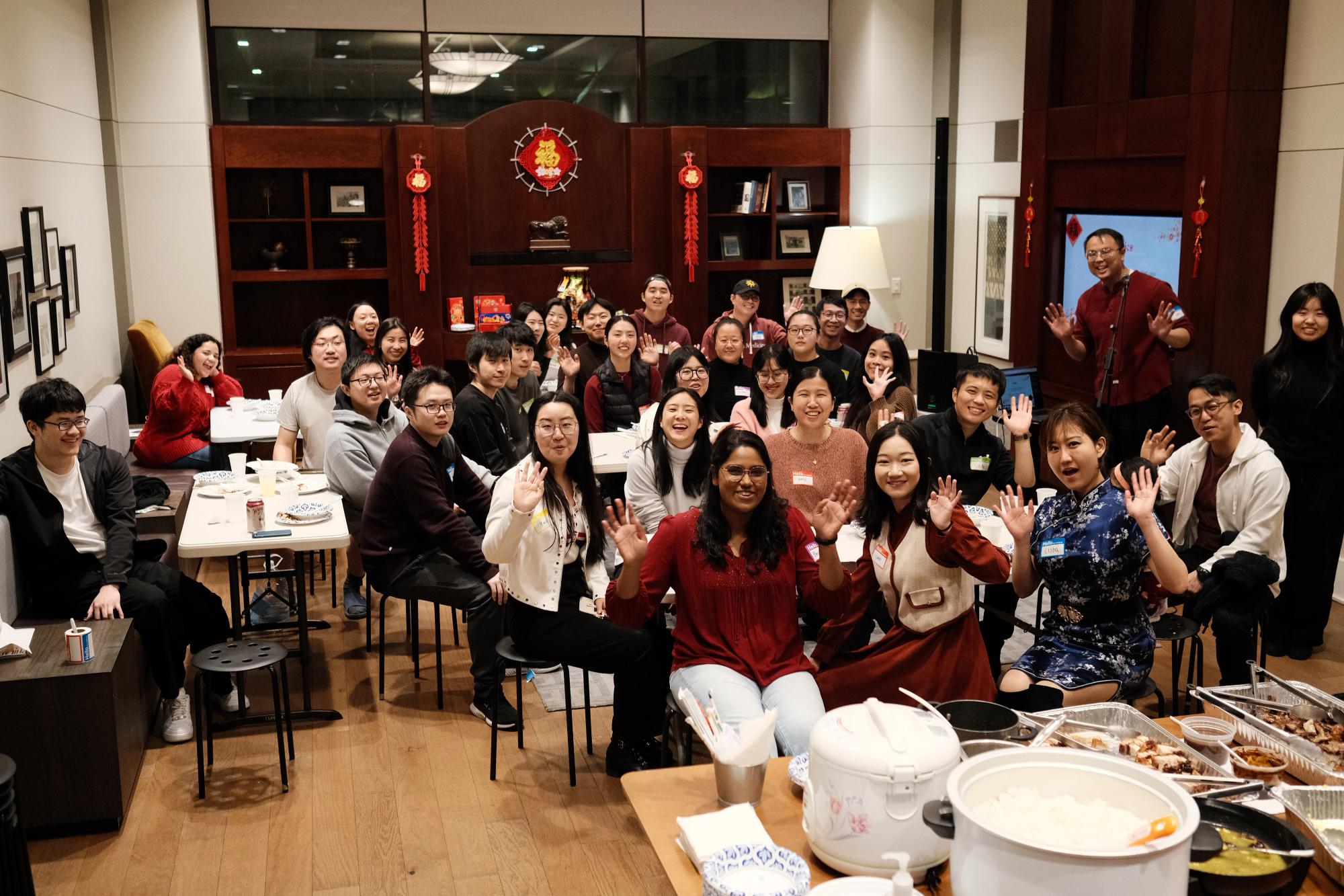 Lunar New Year dinner together