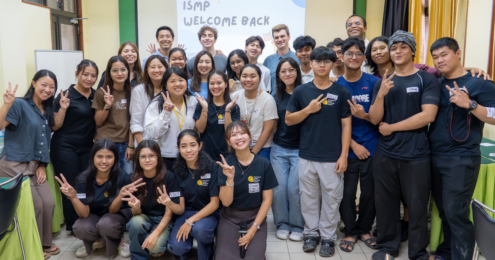 ISMP's first event with our new mentors from America!