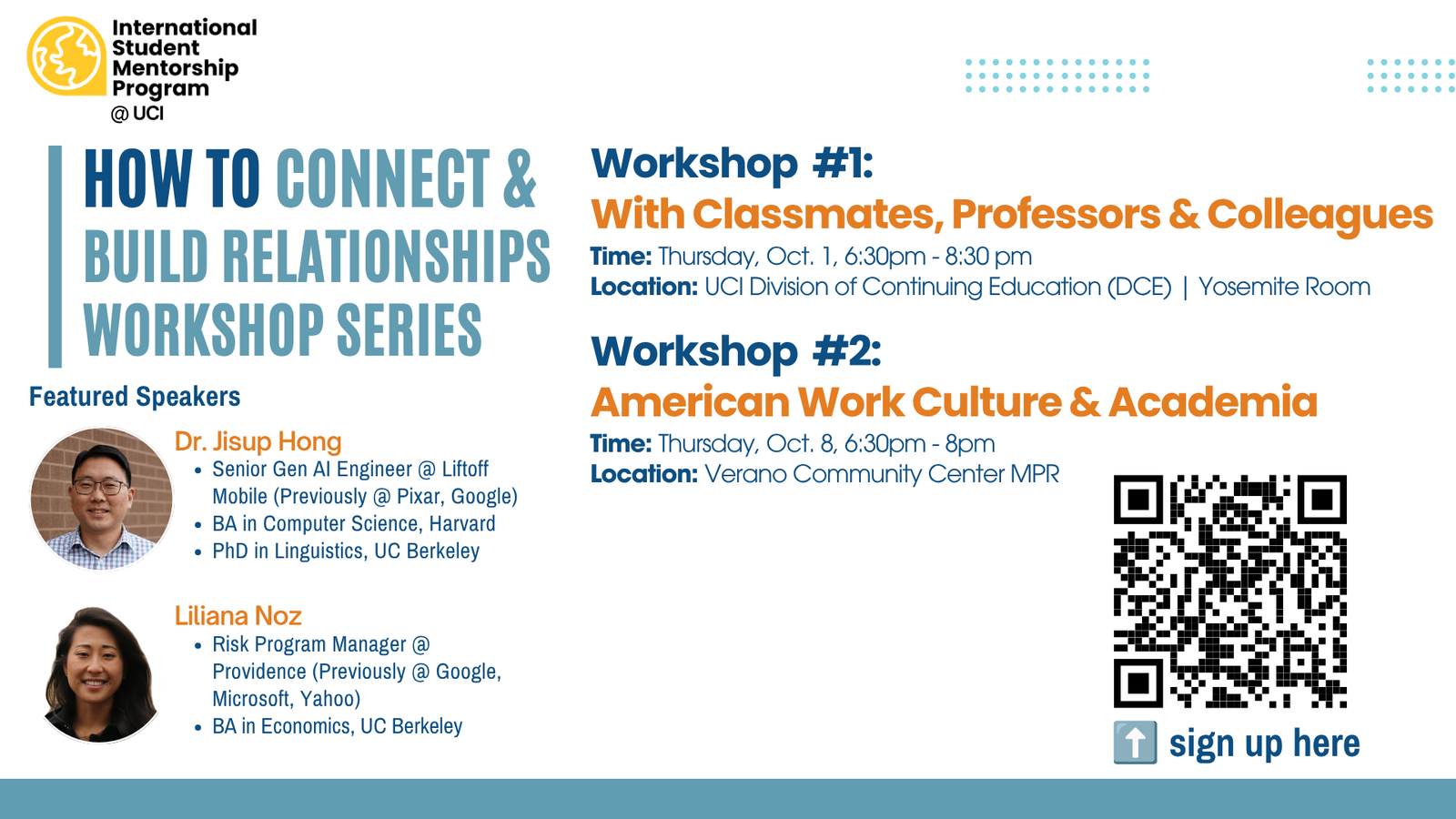 ISMP @ UCI Workshop Series