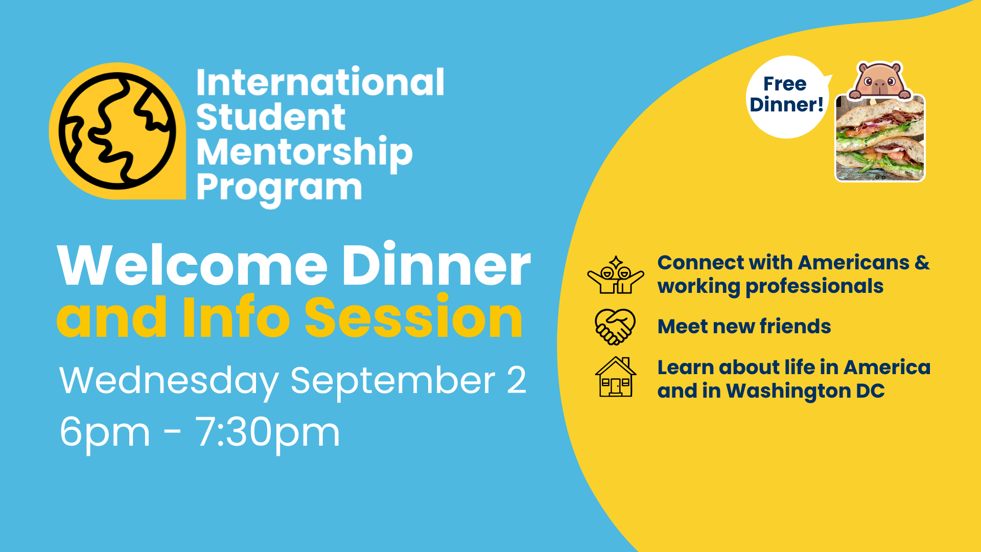 ISMP Welcome Dinner and Info Session