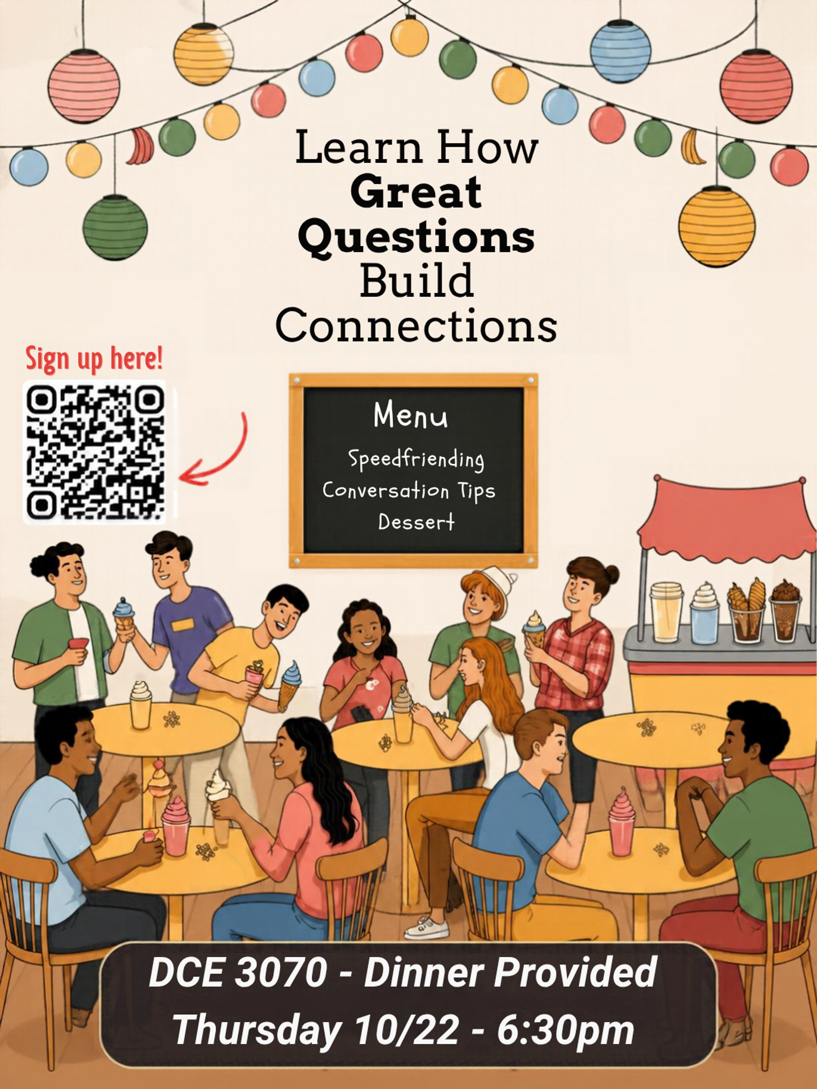 ISMP Connect #1: Speedfriending & Dessert