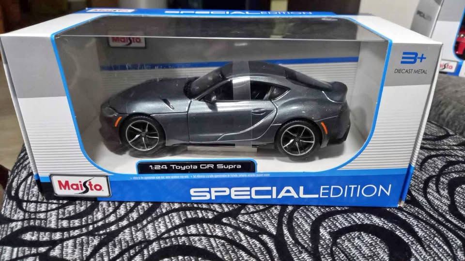 Maisto Special Edition 1:24 Toyota GR Supra Diecast Model - Grey