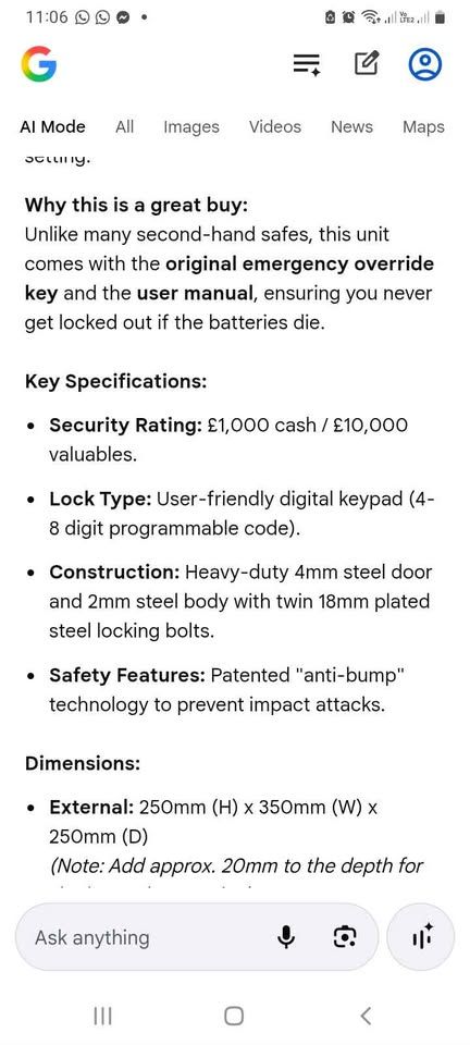 Chubb safe view 9