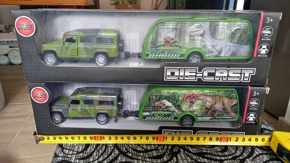 dinosaur world trailer- die cast - R100 each