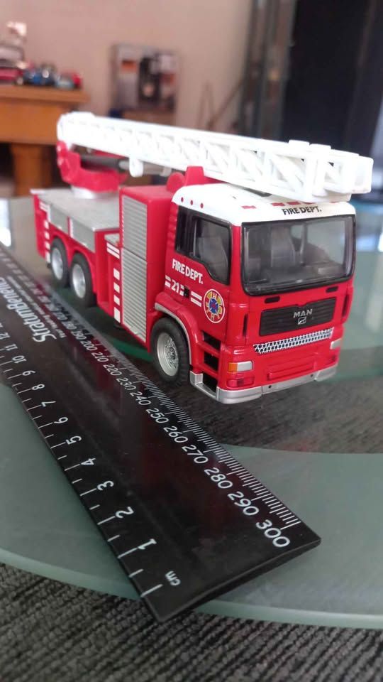 Fire dept truck view 2