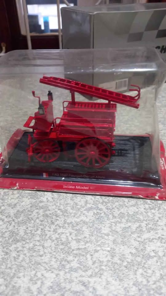 Del Prado 1897 Fourgon Drouville Attele Vintage Fire Engine 1:43 Diecast Model view 2