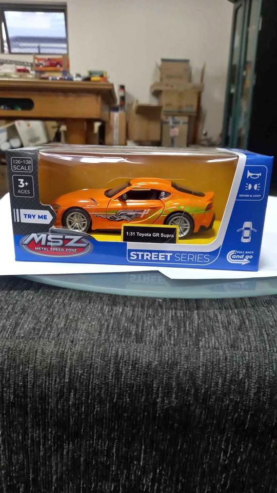 MSZ 1:26-1:38 Toyota GR Supra die cast R200