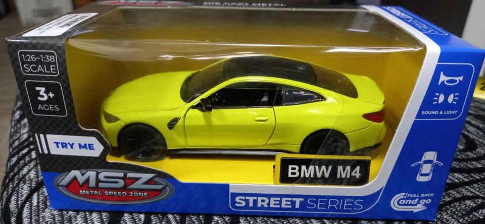 MSZ 1:26-1:38 BMW M4 - yellow