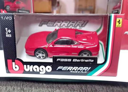 Burago 1:43 Ferrari F355 Berlinetta die cast R200