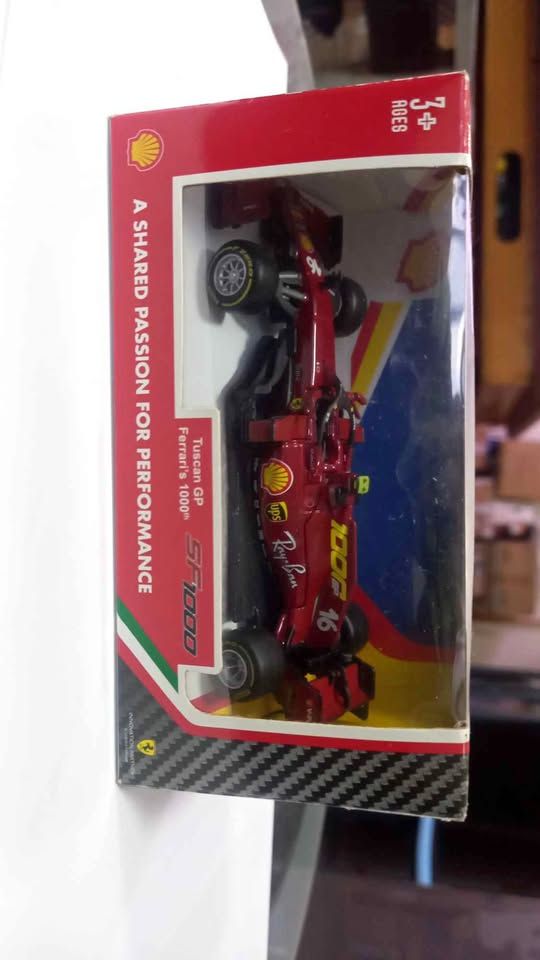 Bburago 1/43 F1 Ferrari SF1000 Leclerc #16 Tuscan GP 1000th Race