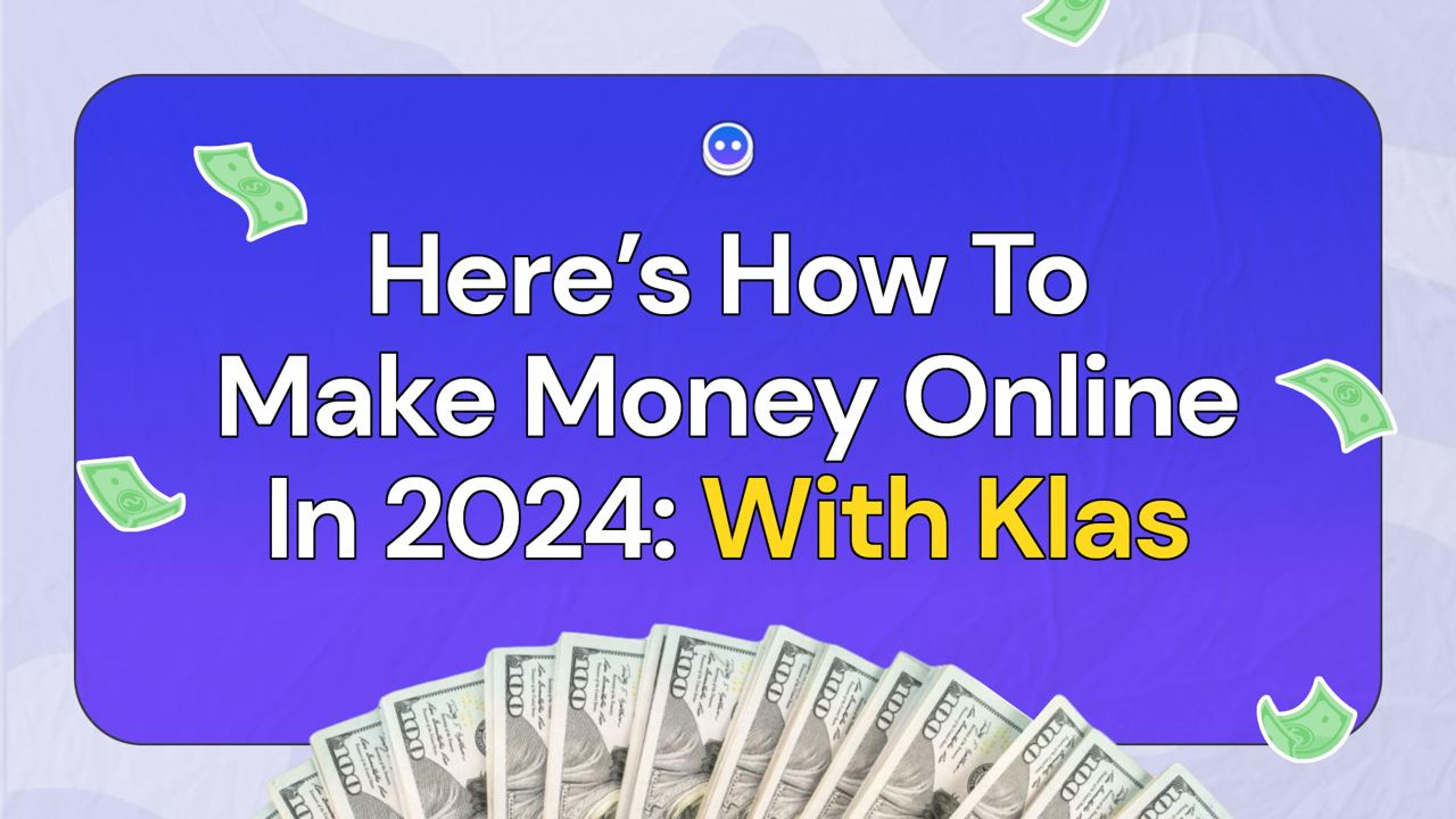 Making money online