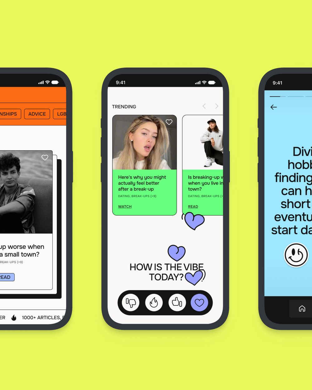 Mobile screens