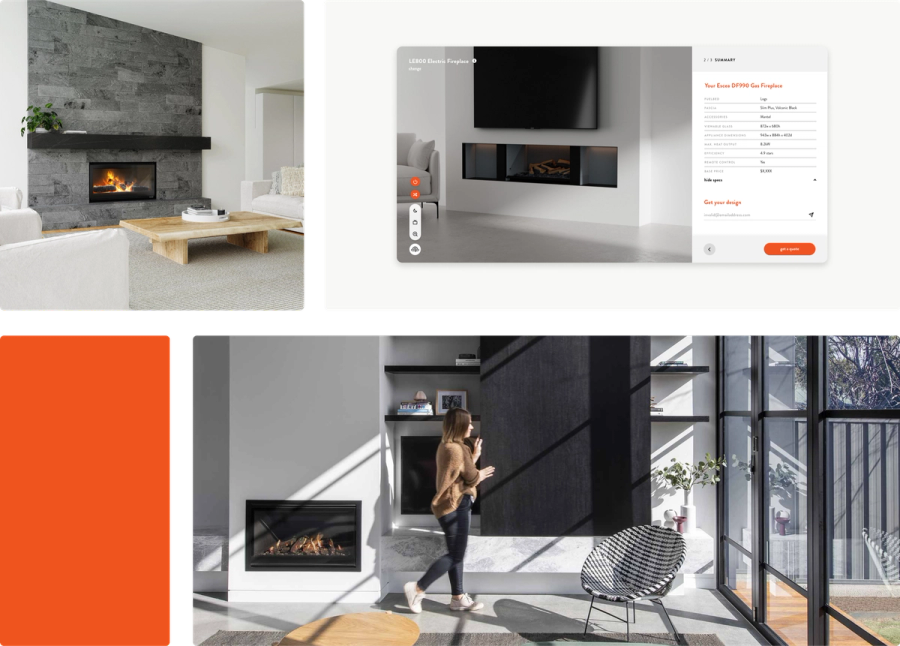 Escea Design Your Fire | Website | Case Study | Voyage