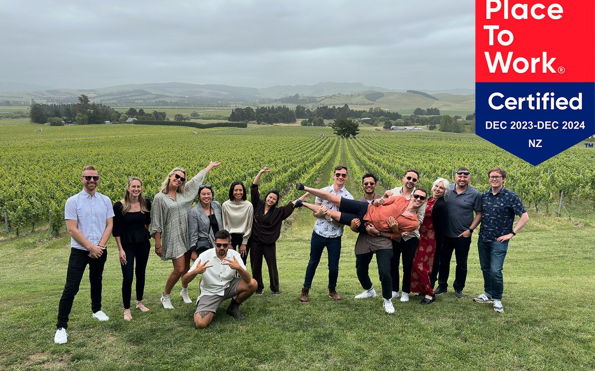 Voyage team with a Certified Great Place to Work badge