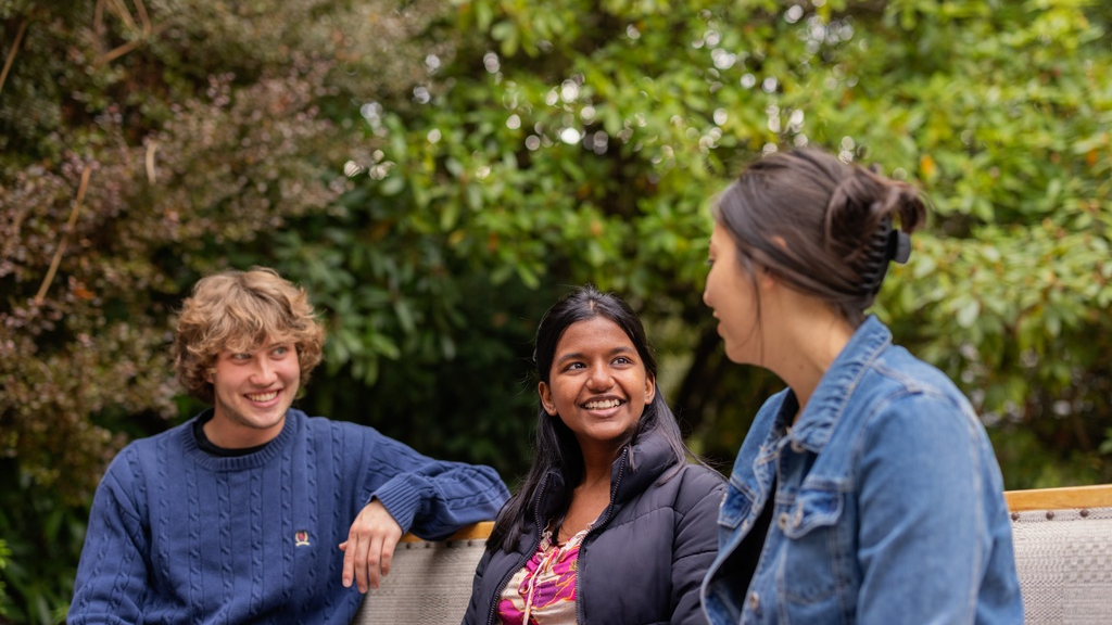 Group of students talking