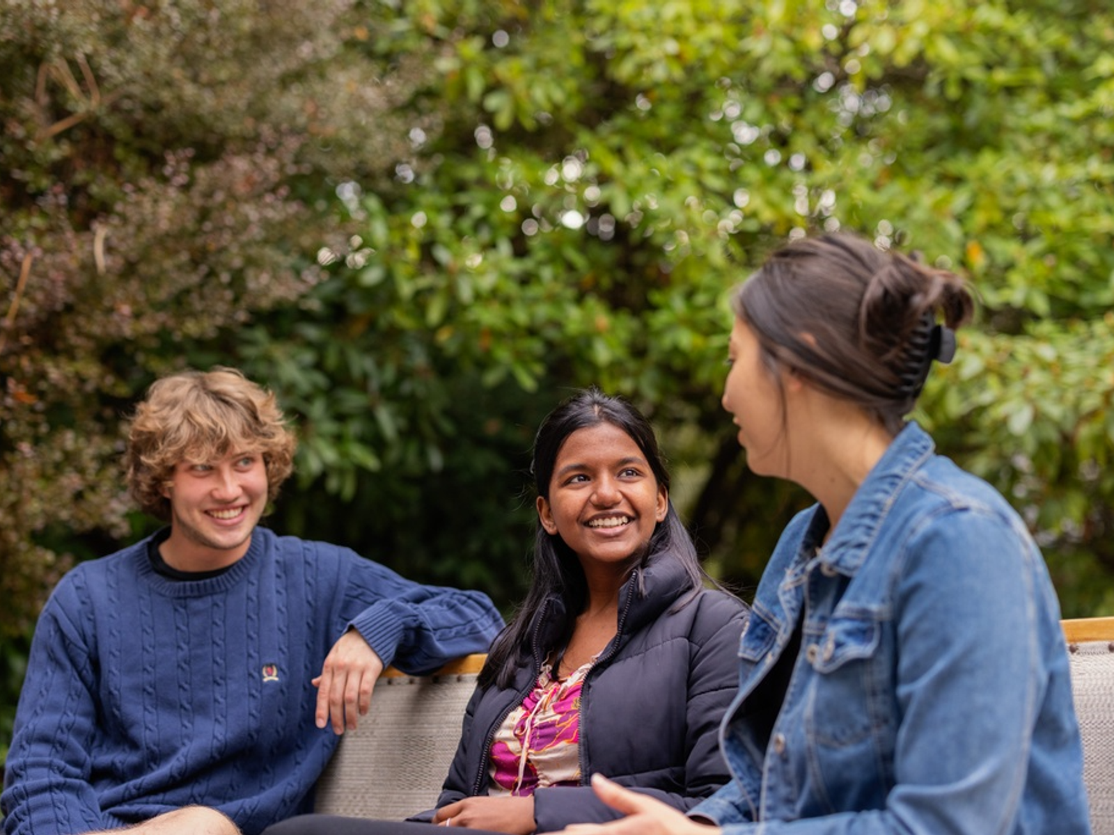 Group of students talking