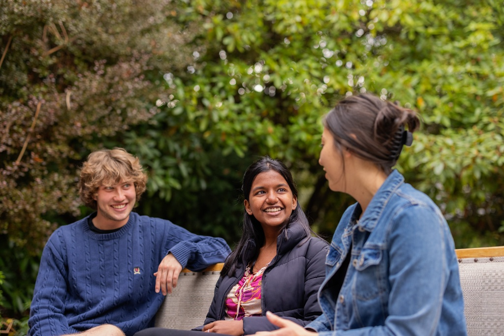 Group of students talking