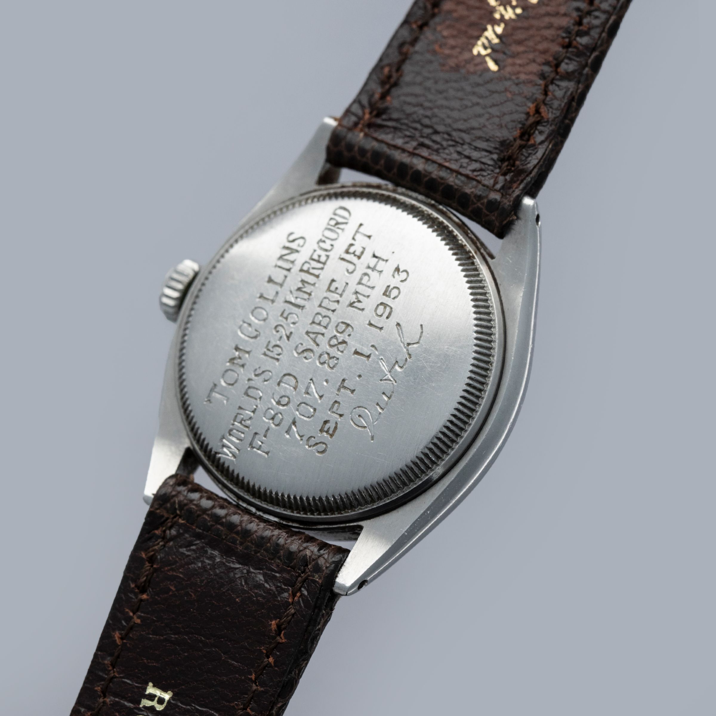 The World is our Oyster ハパックロイド 150周年記念 Rolex Land-Dweller 36 Oyster, 36 mm, Everose gold M127235-0001