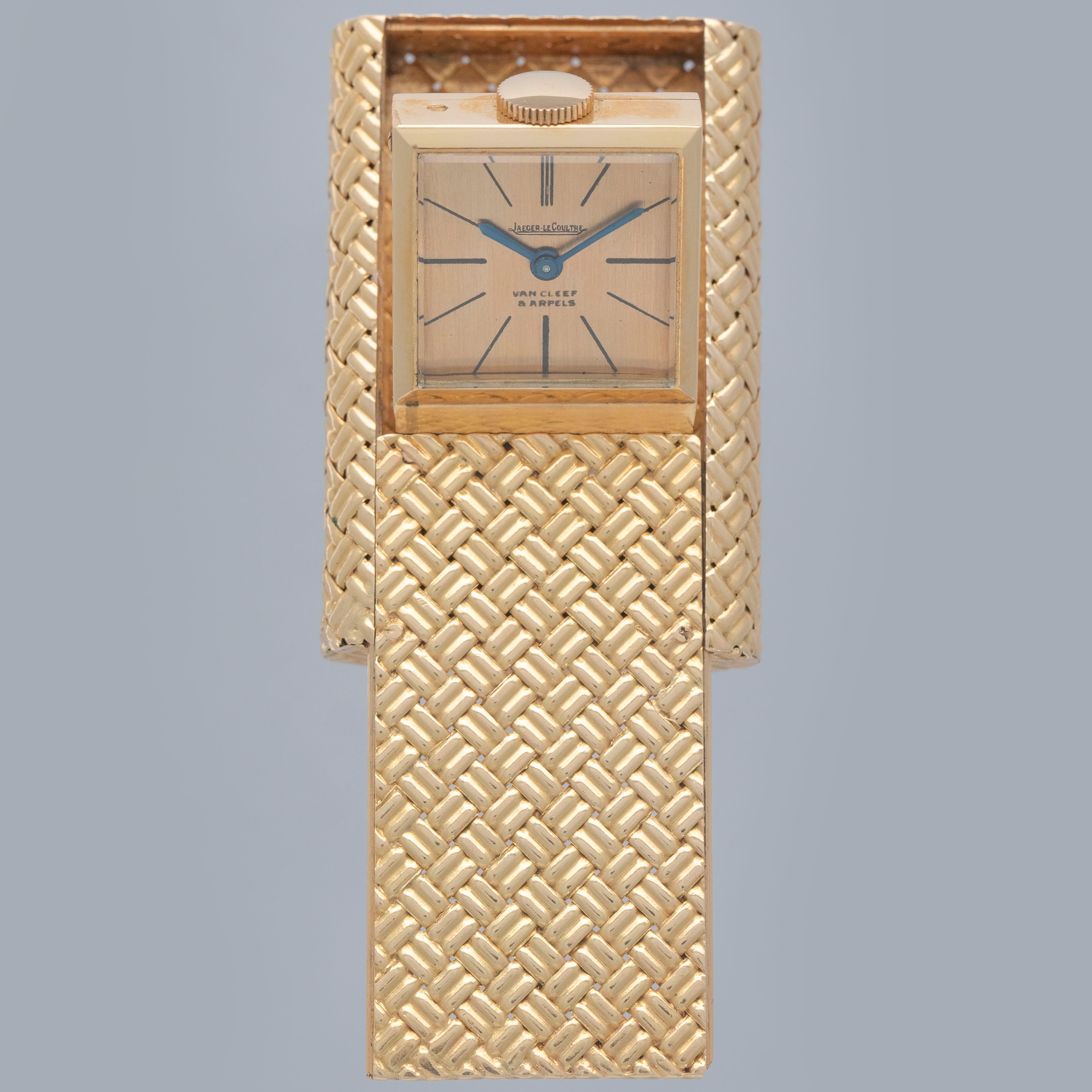 Jaeger-LeCoultre Purse Watch made for Van Cleef & Arpels 18k YG
