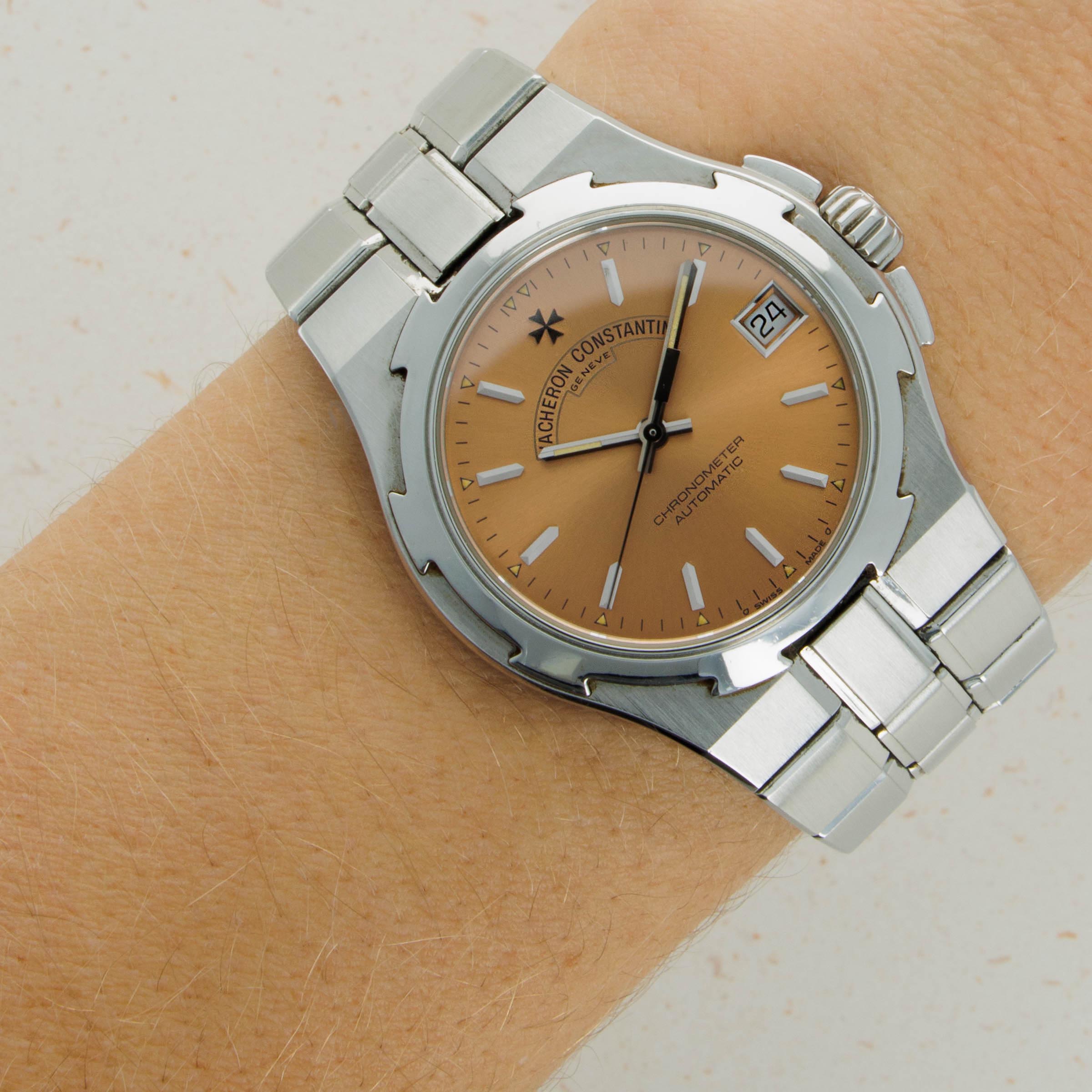 Vacheron Constantin Overseas 42050 Salmon Stick Dial | Auctions