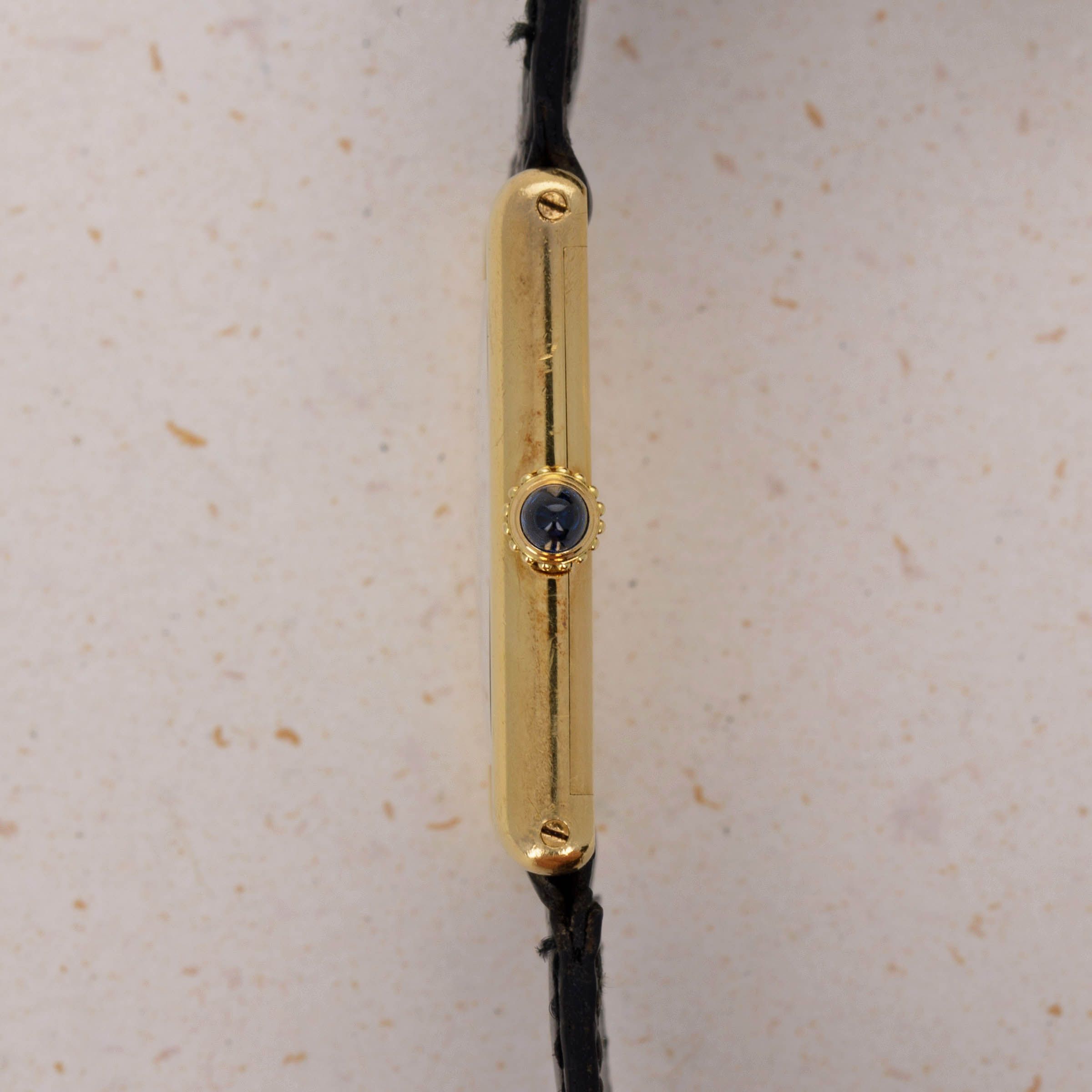 Cartier Paris Tank Louis Extra Plate 96019 18k YG | Auctions
