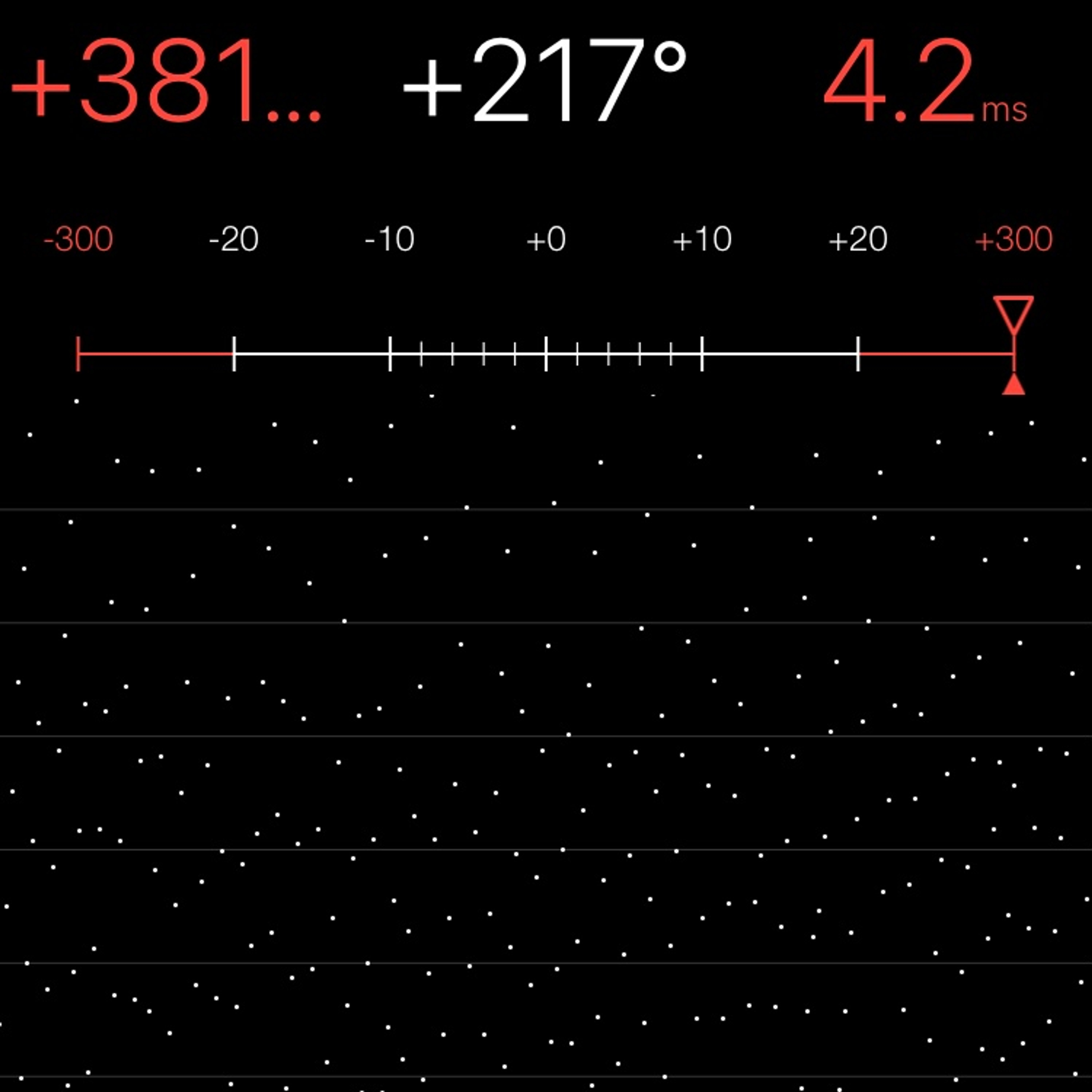 TIMING MACHINE READOUT