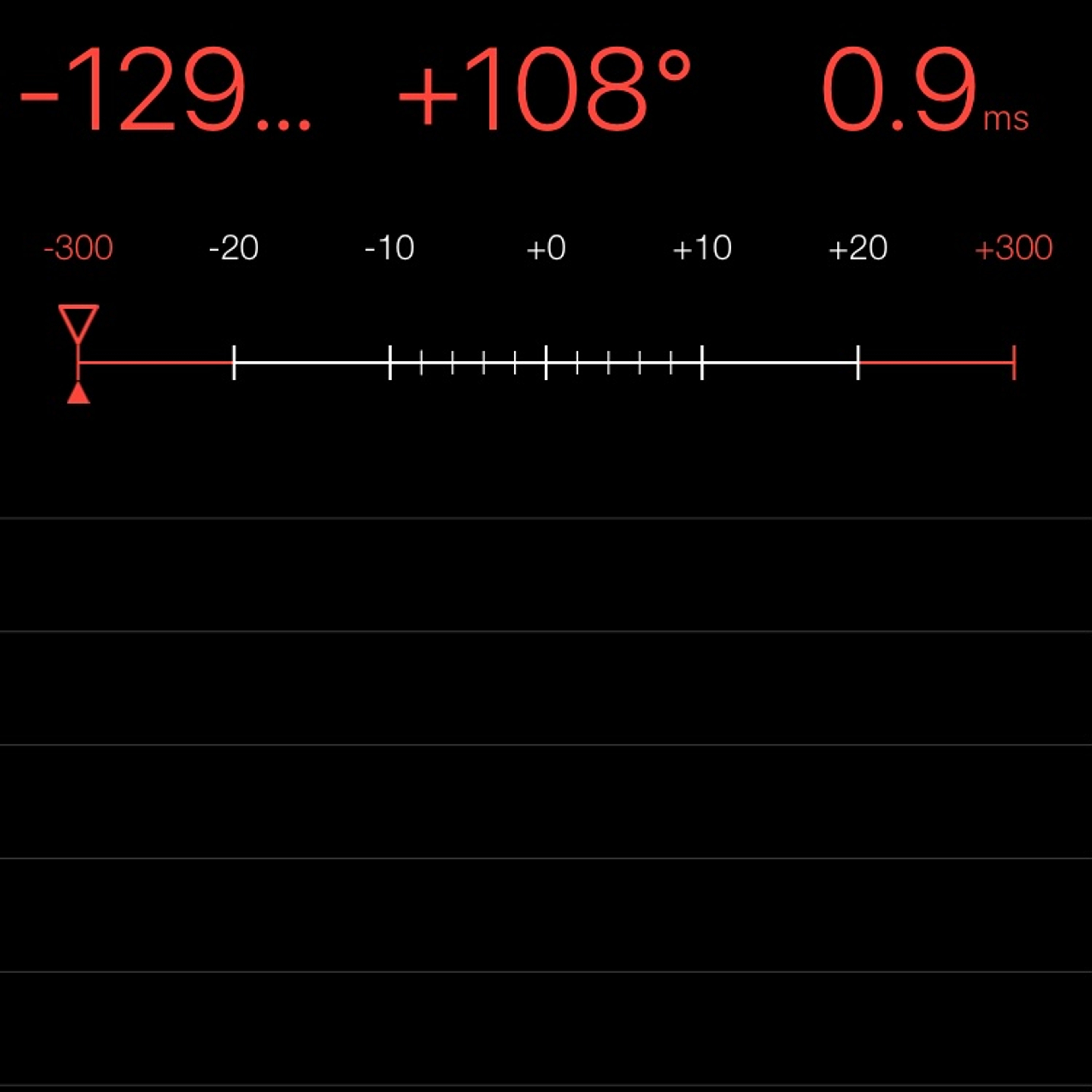 TIMING MACHINE READOUT