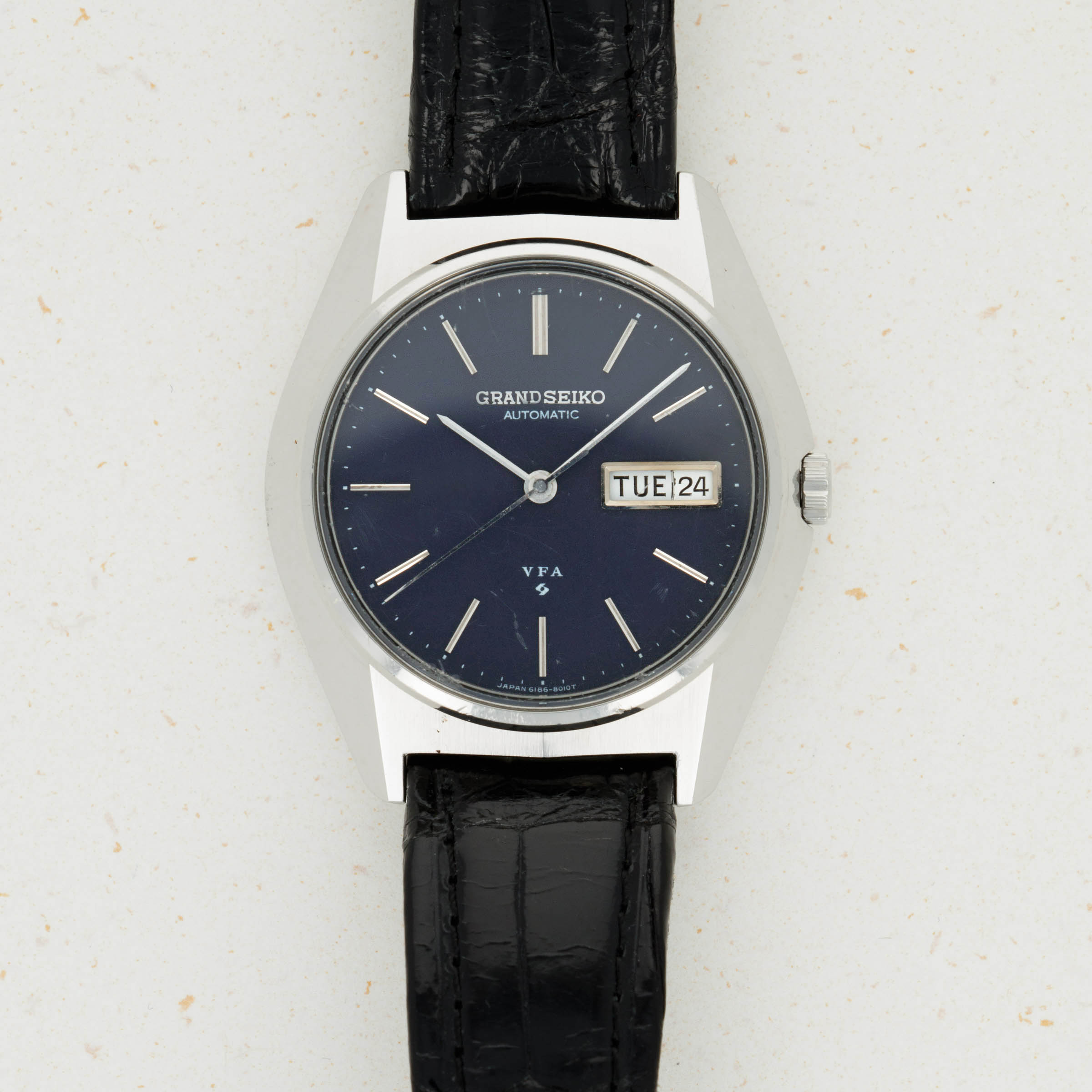 Grand Seiko 61GS VFA 6186 8000 Blue Dial Auctions Loupe This