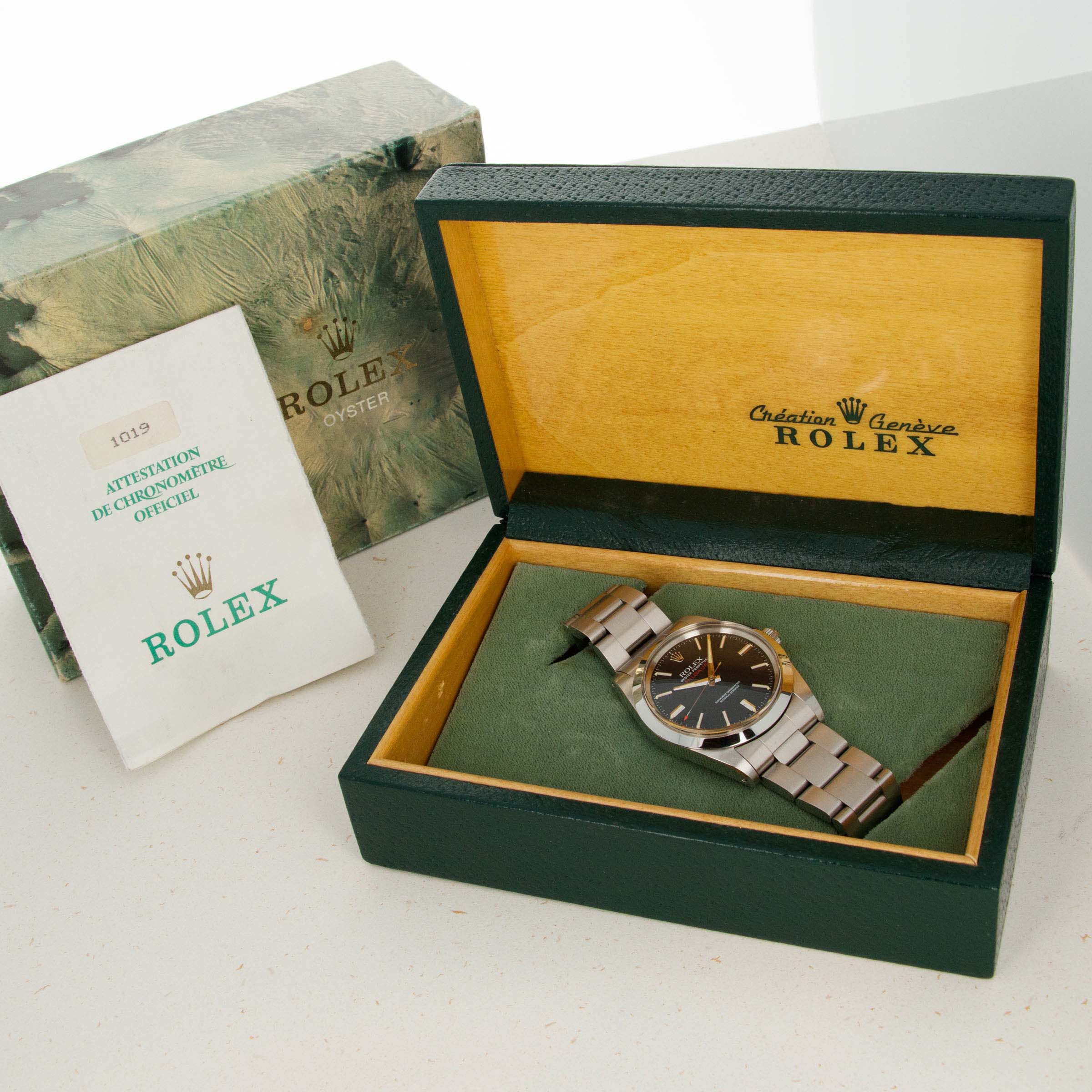 Rolex milgauss outlet box