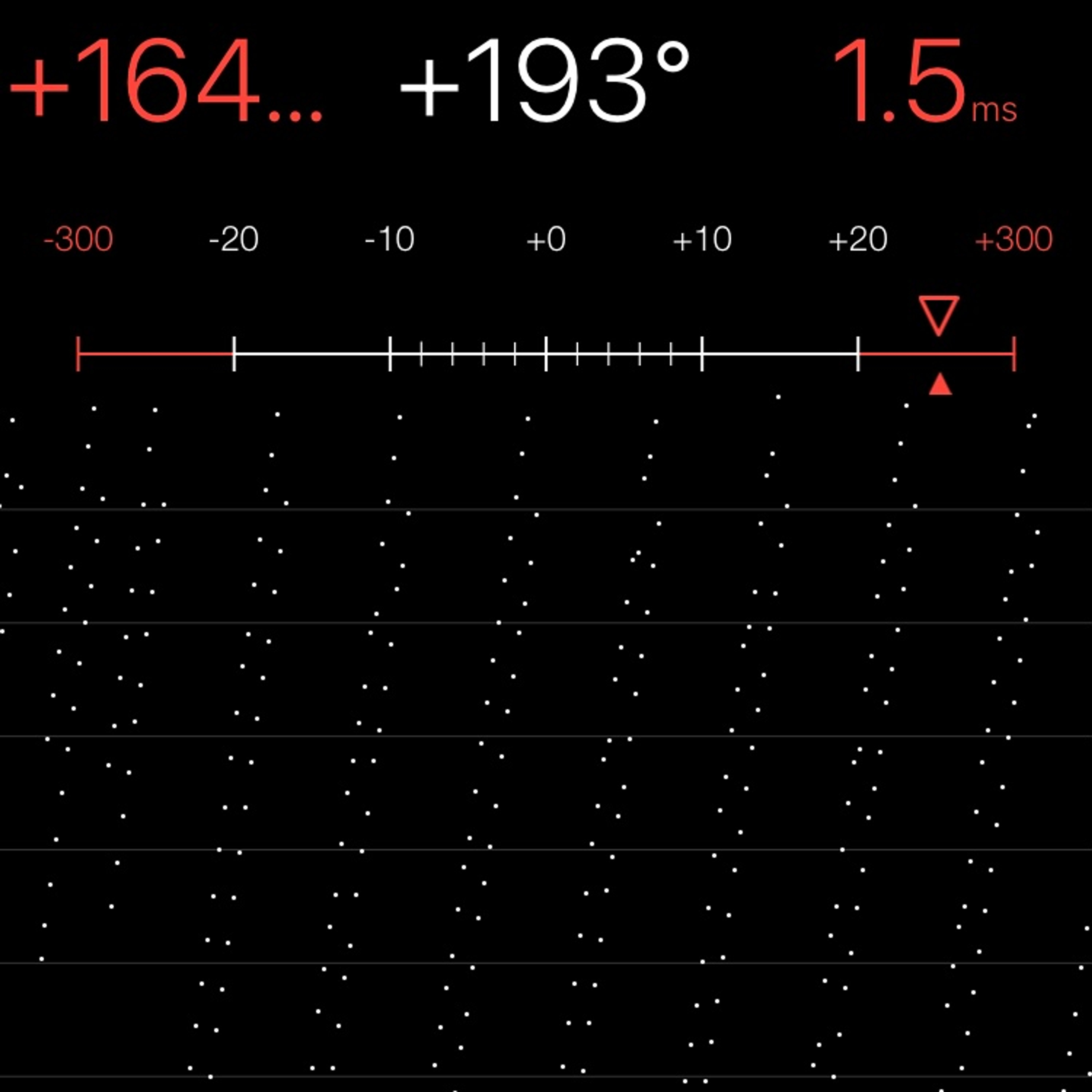 TIMING MACHINE READOUT