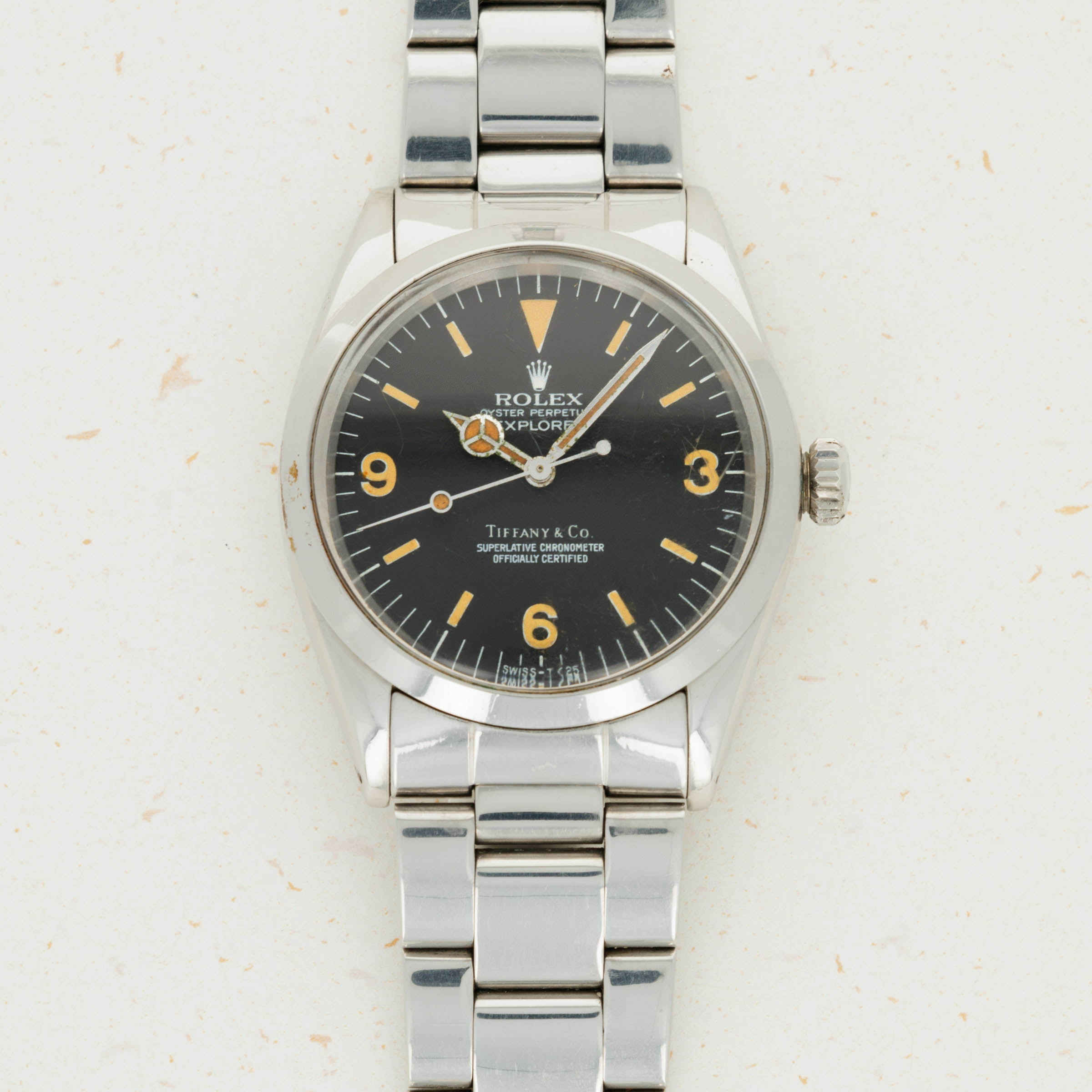 Rolex Explorer I Ref 1016 Gilt Swiss Underline Tropical From 1963 for  $29,398 for sale from a Trusted Seller on Chrono24