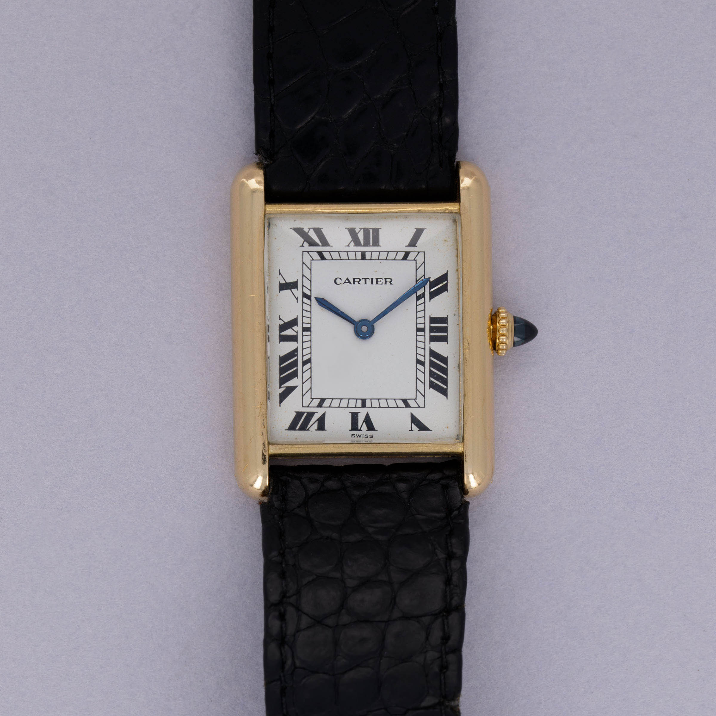 Cartier Tank Louis 78086 18k YG Retailed by Cartier NY Auctions