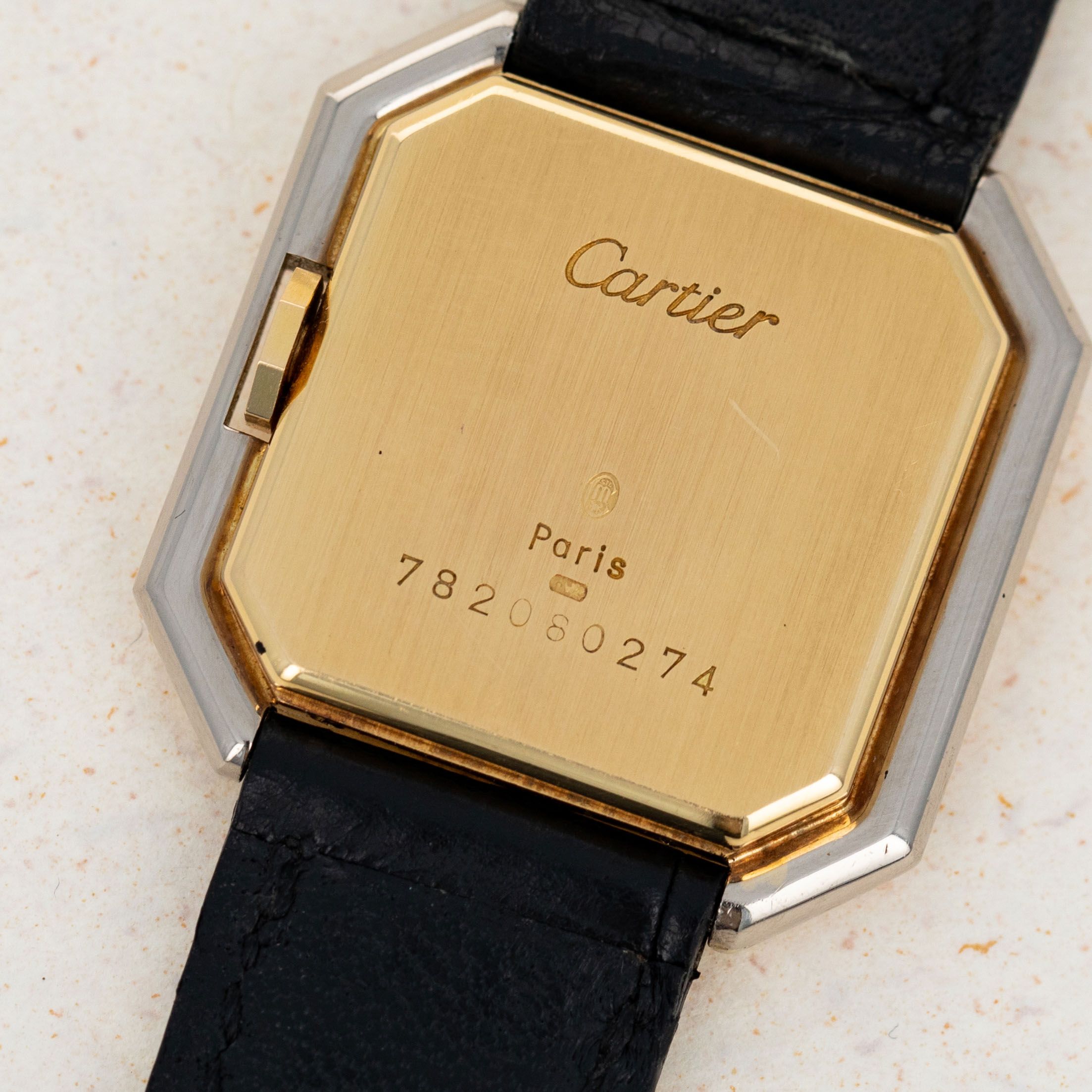 Cartier Tank Ceinture 7820 18K WG/YG | Auctions | Loupe This