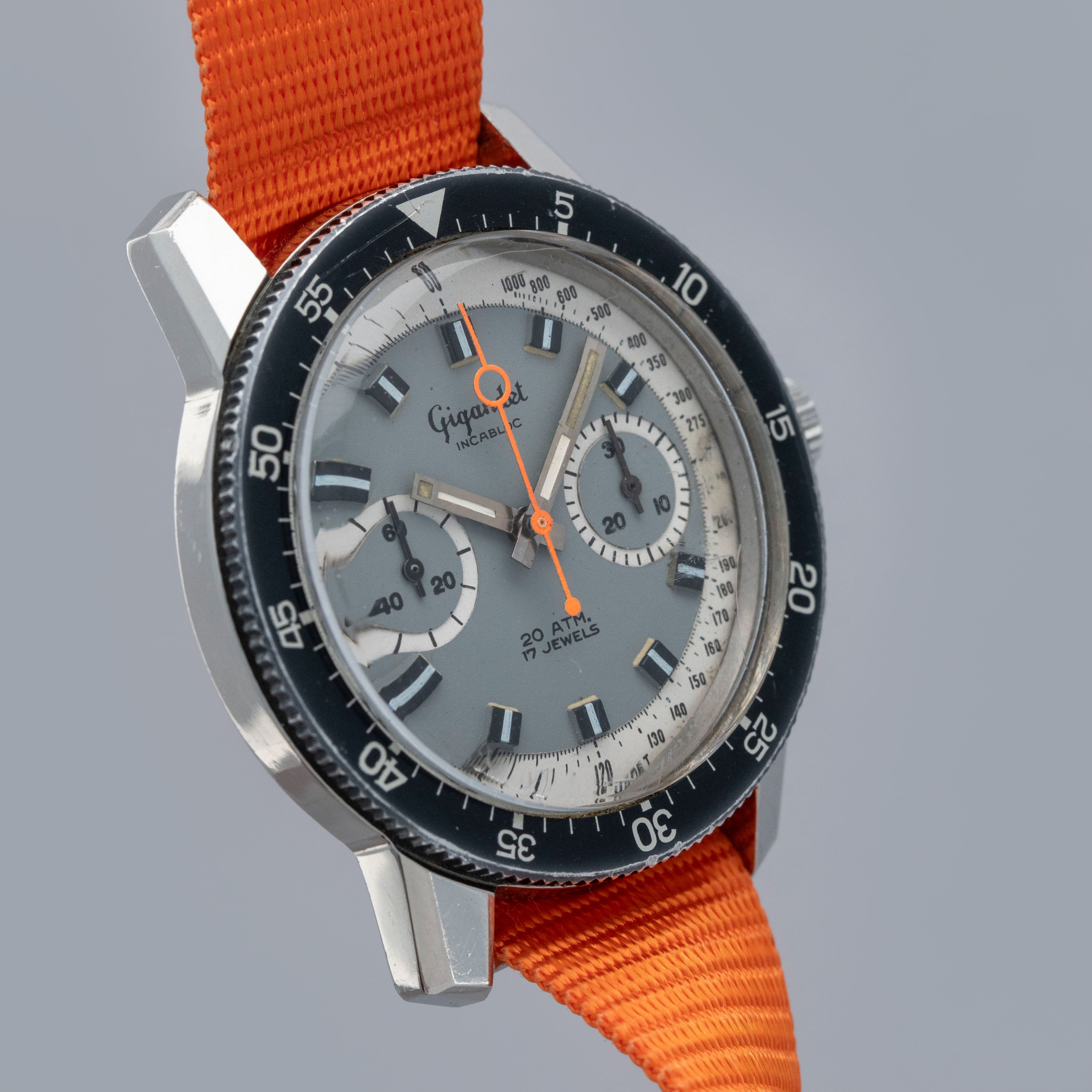 Gigandet Chronograph 1382 “Big Boy” Exotic Dial | Auctions | Loupe