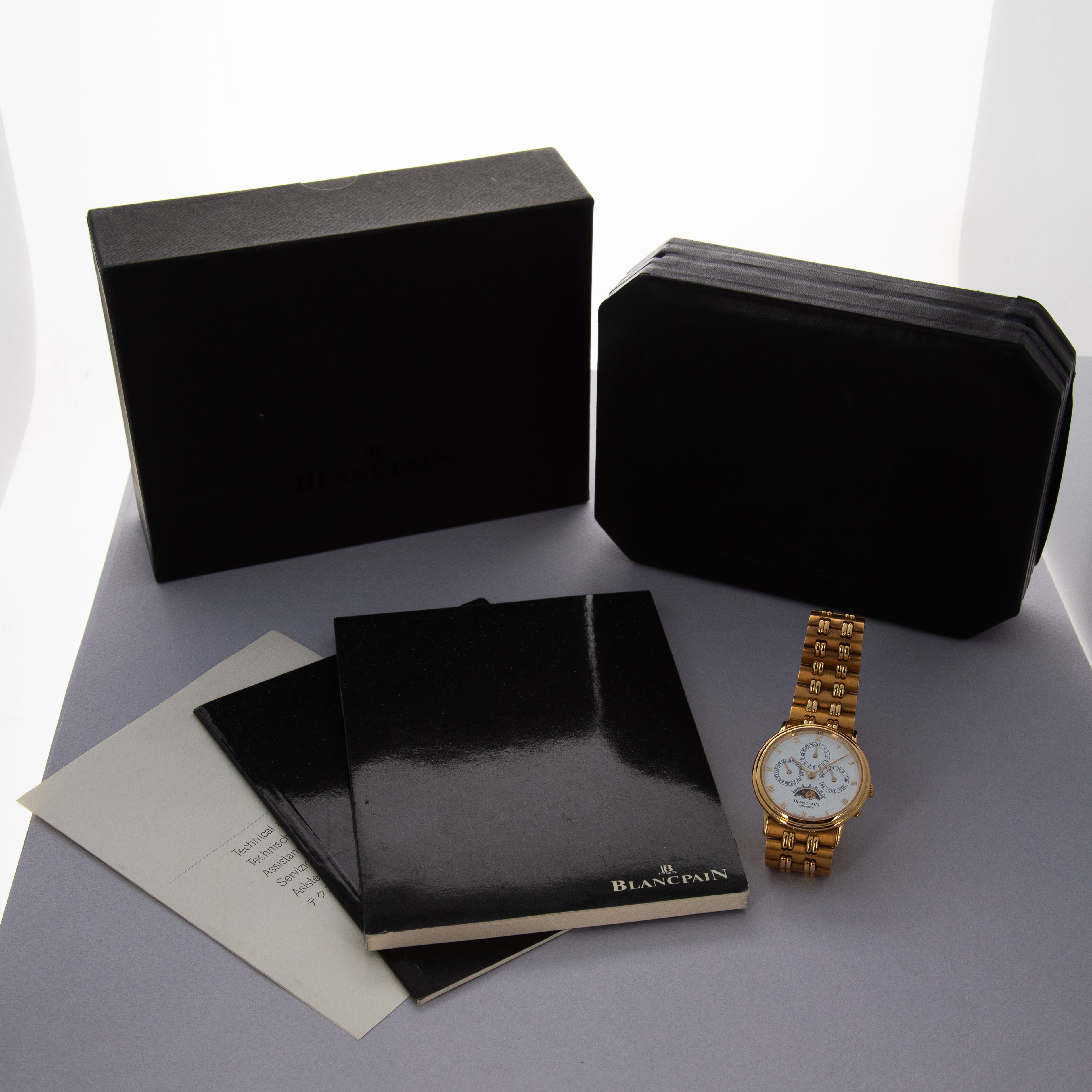 Blancpain Villeret Moonphase Perpetual Calendar 5395 18k YG on