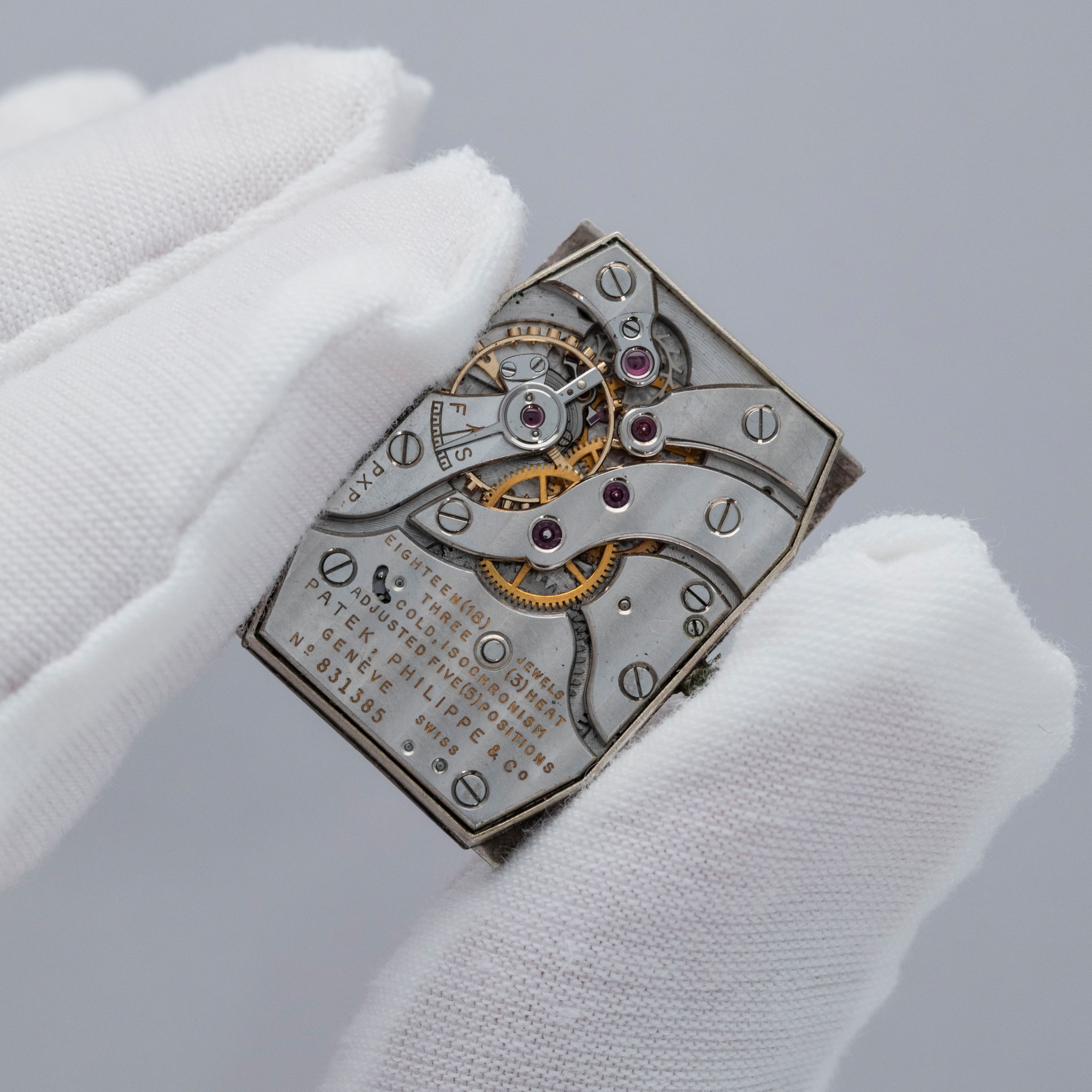 Patek Philippe Rectangular 417 Breguet DIal Platinum | Auctions